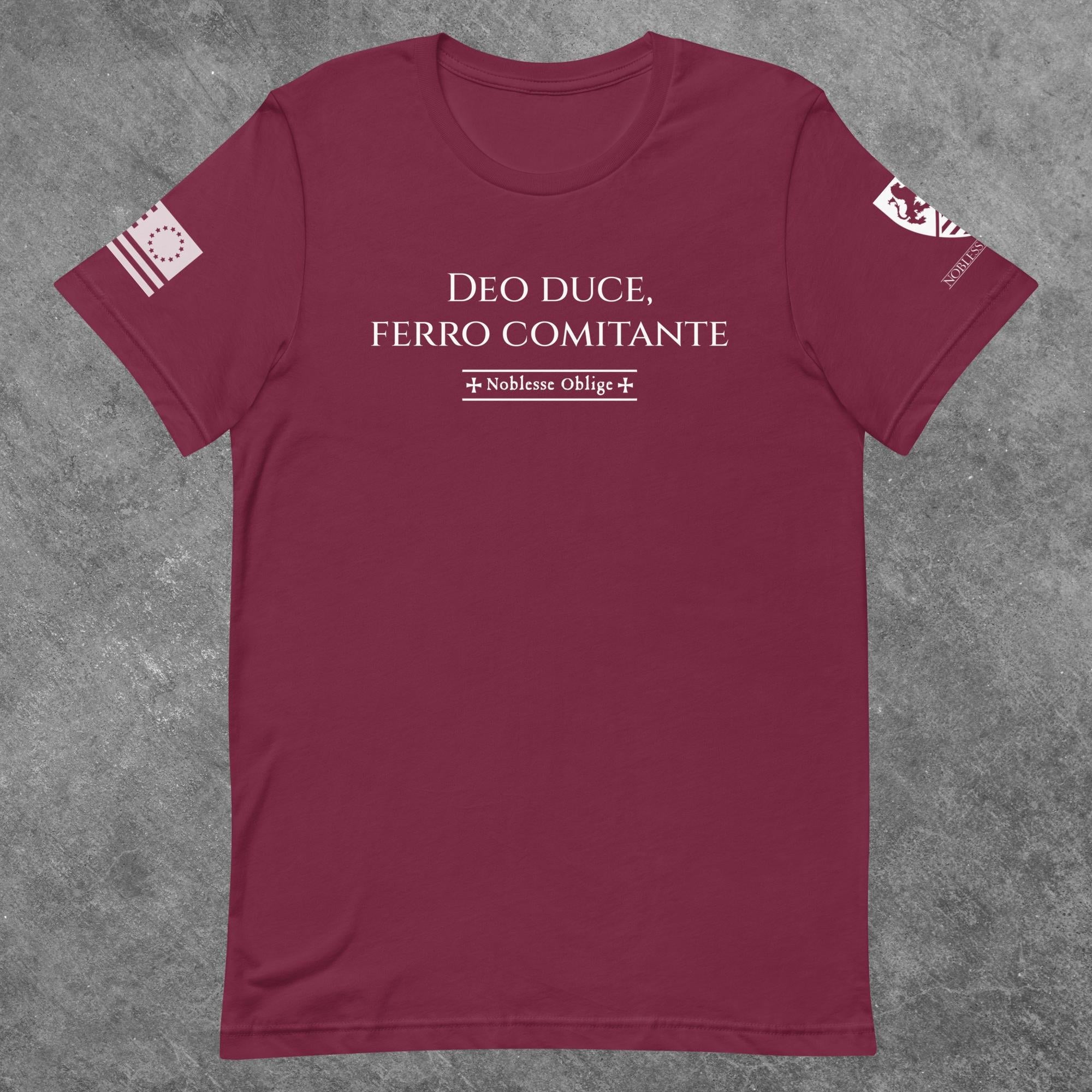 A Deo Dulce - Heraldric Motto T-Shirt - Noblesse Oblige Apparel