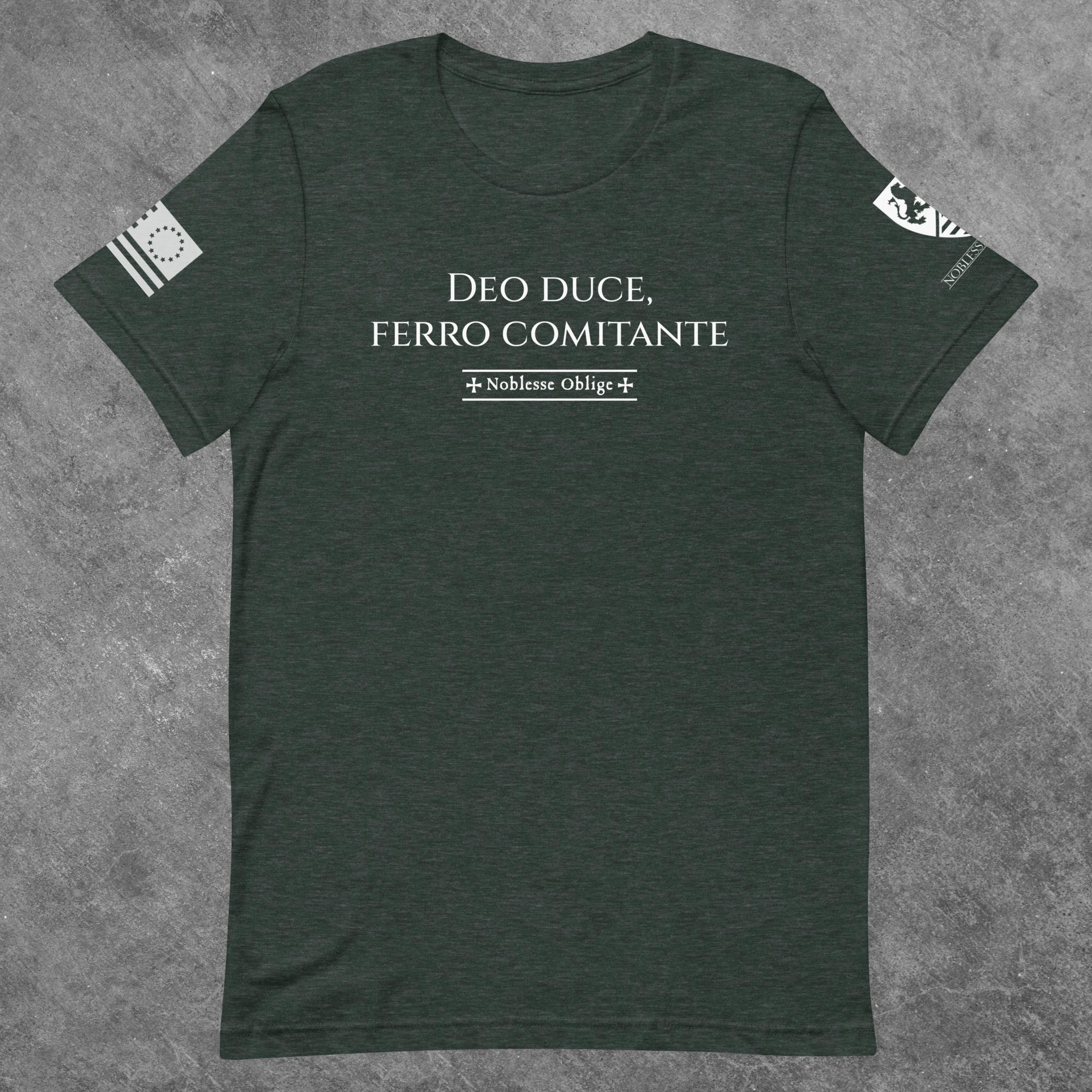 A Deo Dulce - Heraldric Motto T-Shirt - Noblesse Oblige Apparel