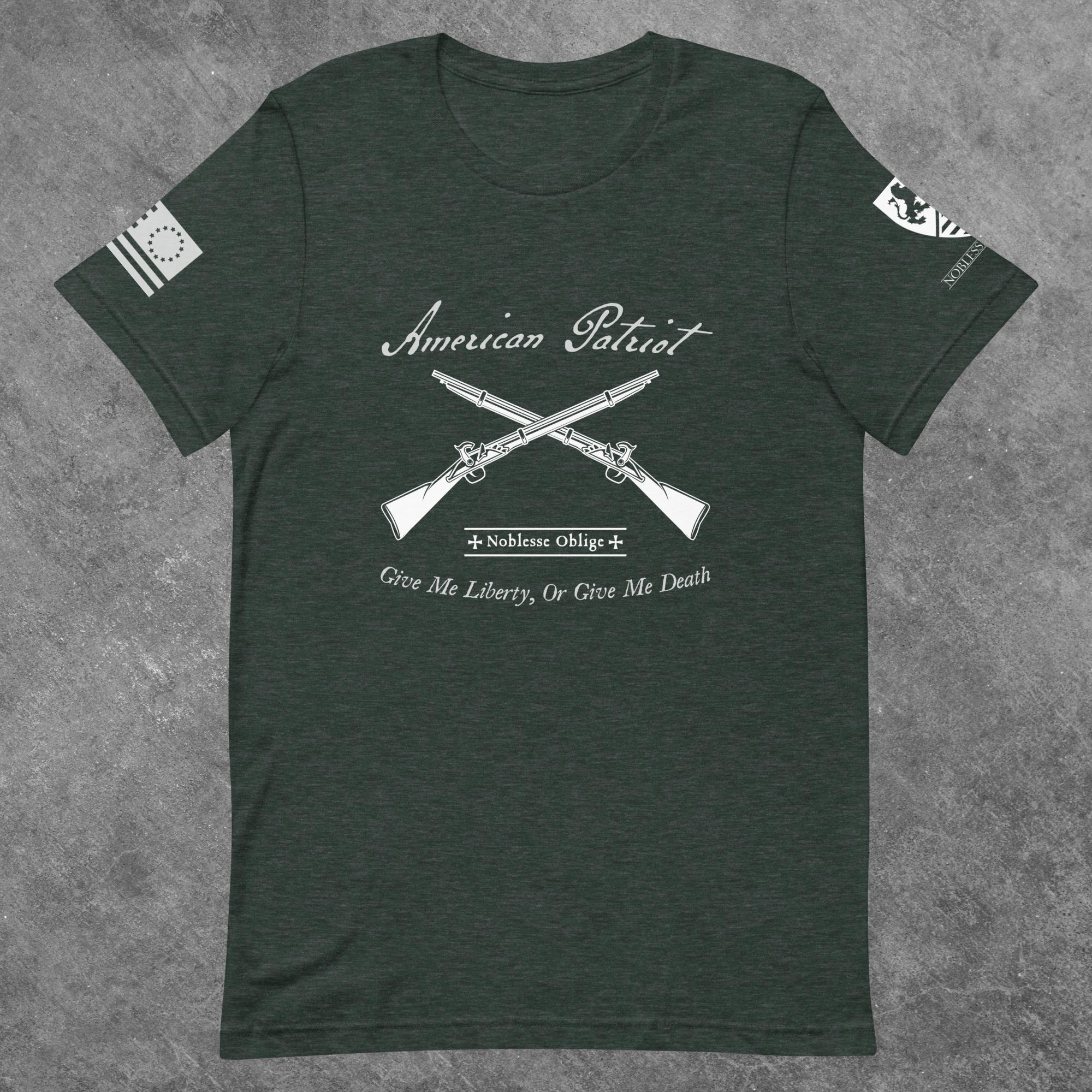 American Patriot T-shirt - Noblesse Oblige Apparel