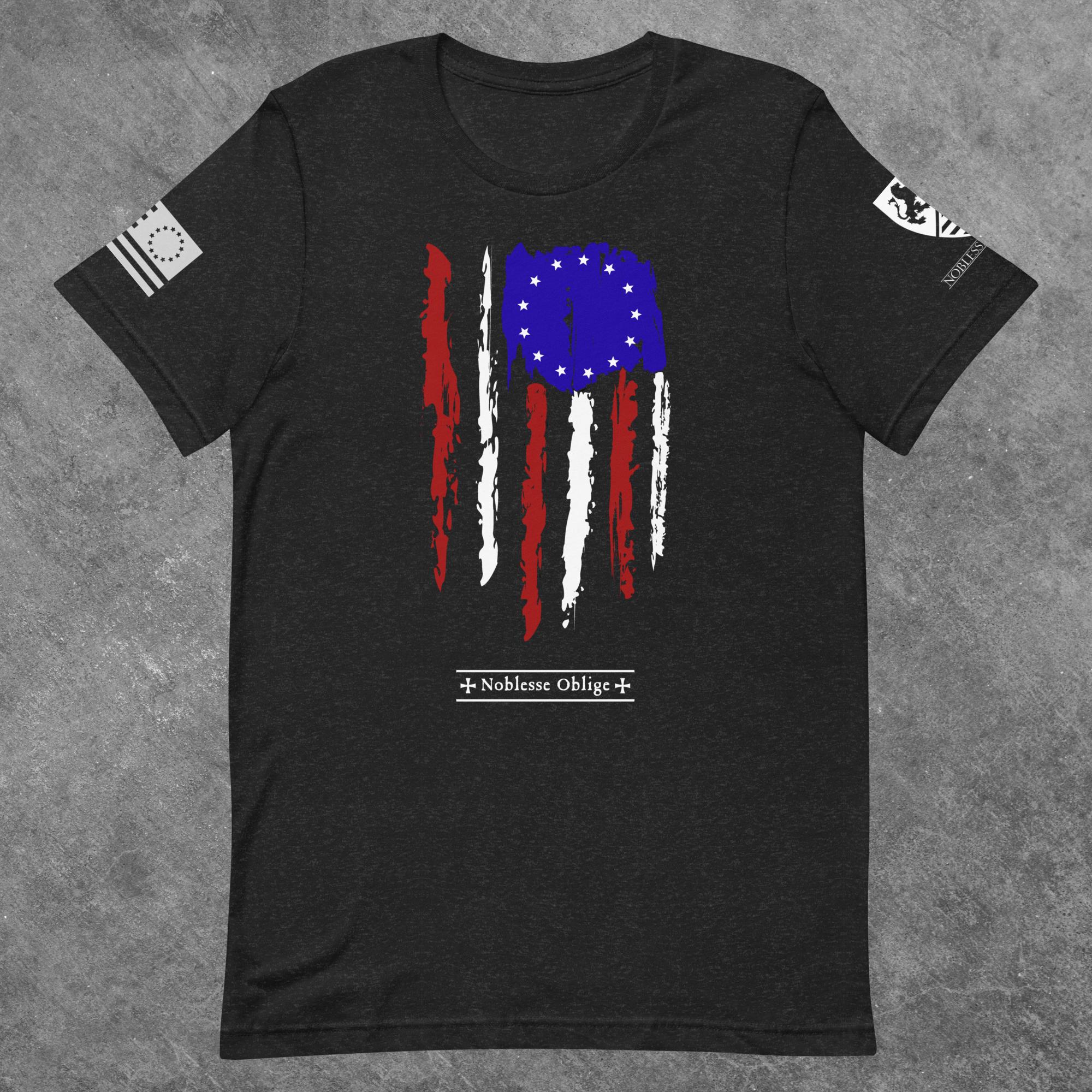 Distressed Colonial Flag T-Shirt - Noblesse Oblige Apparel