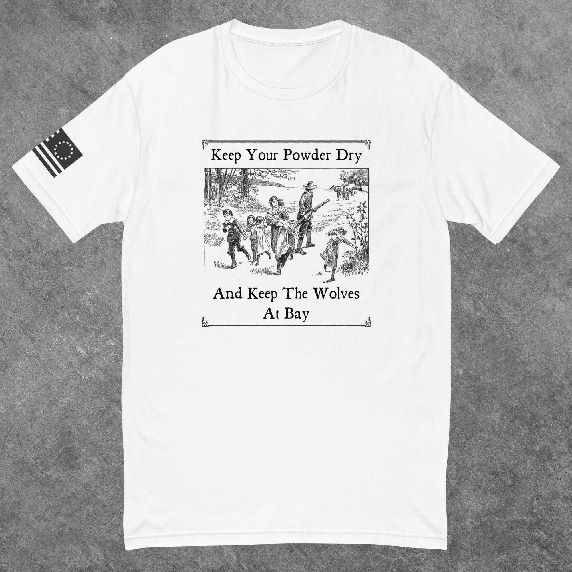 Keep Your Powder Dry - Men's Fitted T-shirt - Noblesse Oblige Apparel
