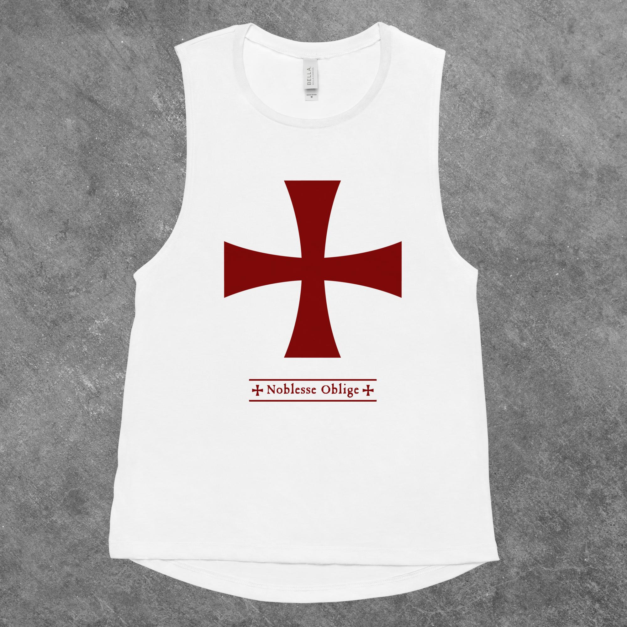 Knight Templar - Women's Muscle Tank - Noblesse Oblige Apparel