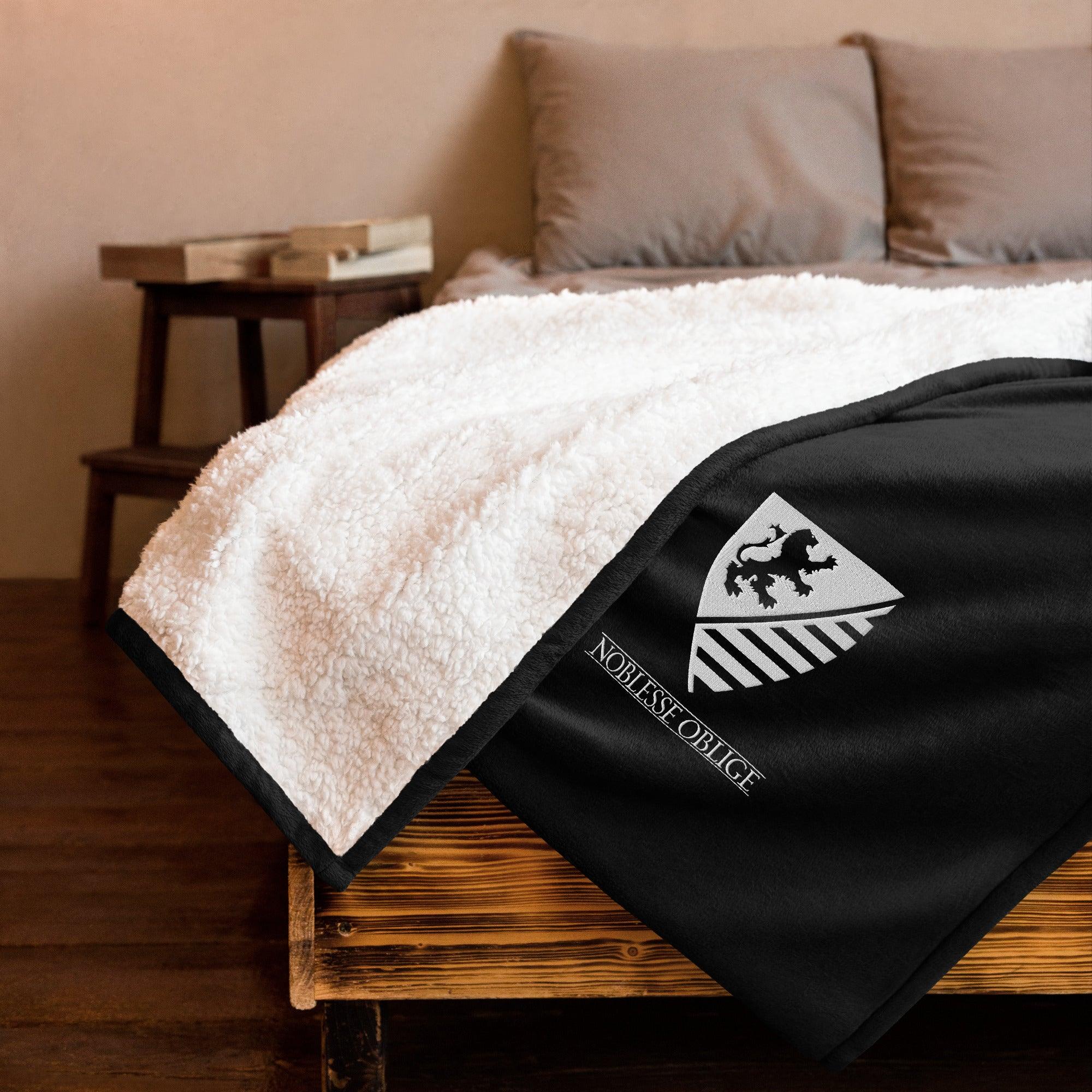 Noblesse Oblige - Premium Sherpa Blanket - Noblesse Oblige Apparel
