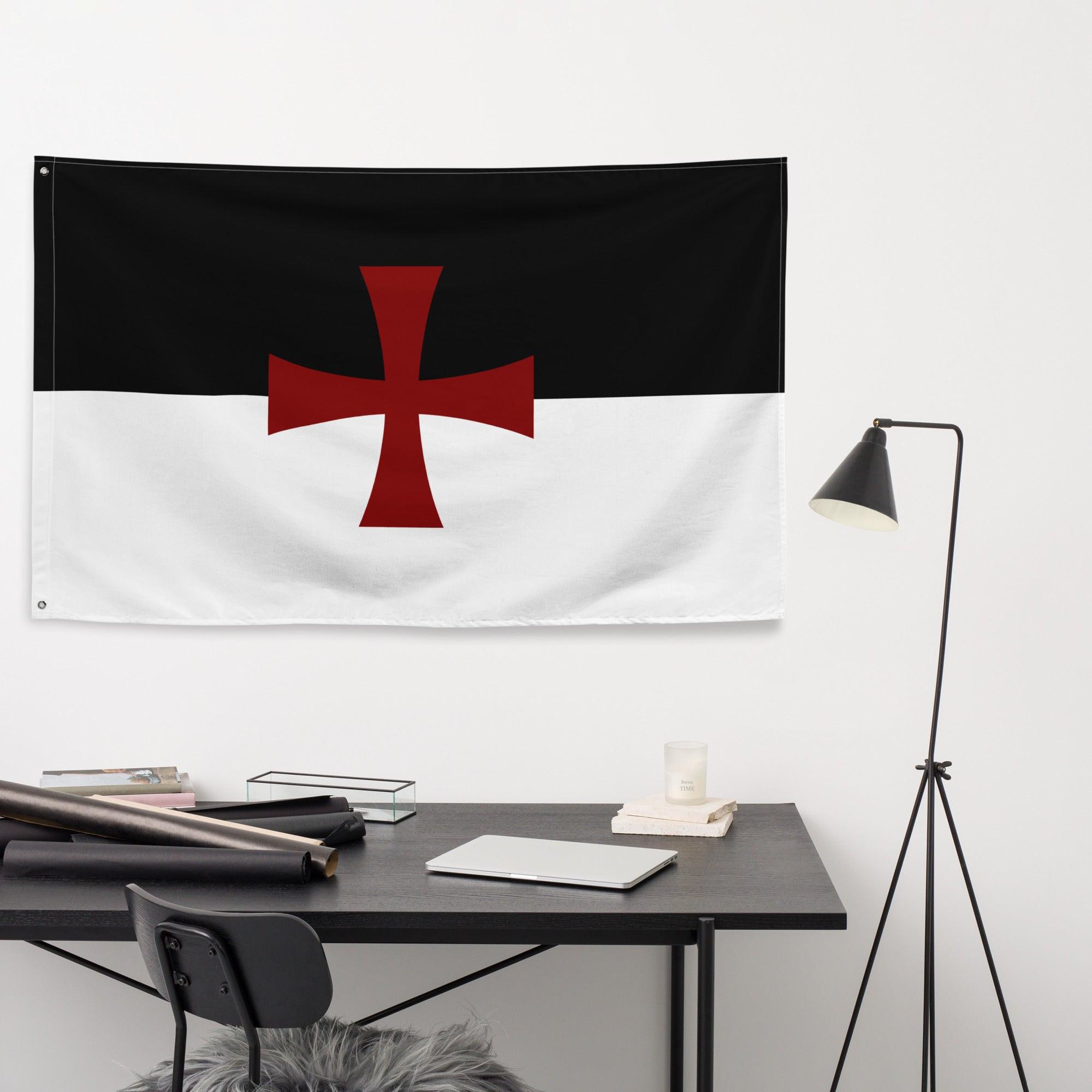 Templar Order Beauséant Flag - Noblesse Oblige Apparel