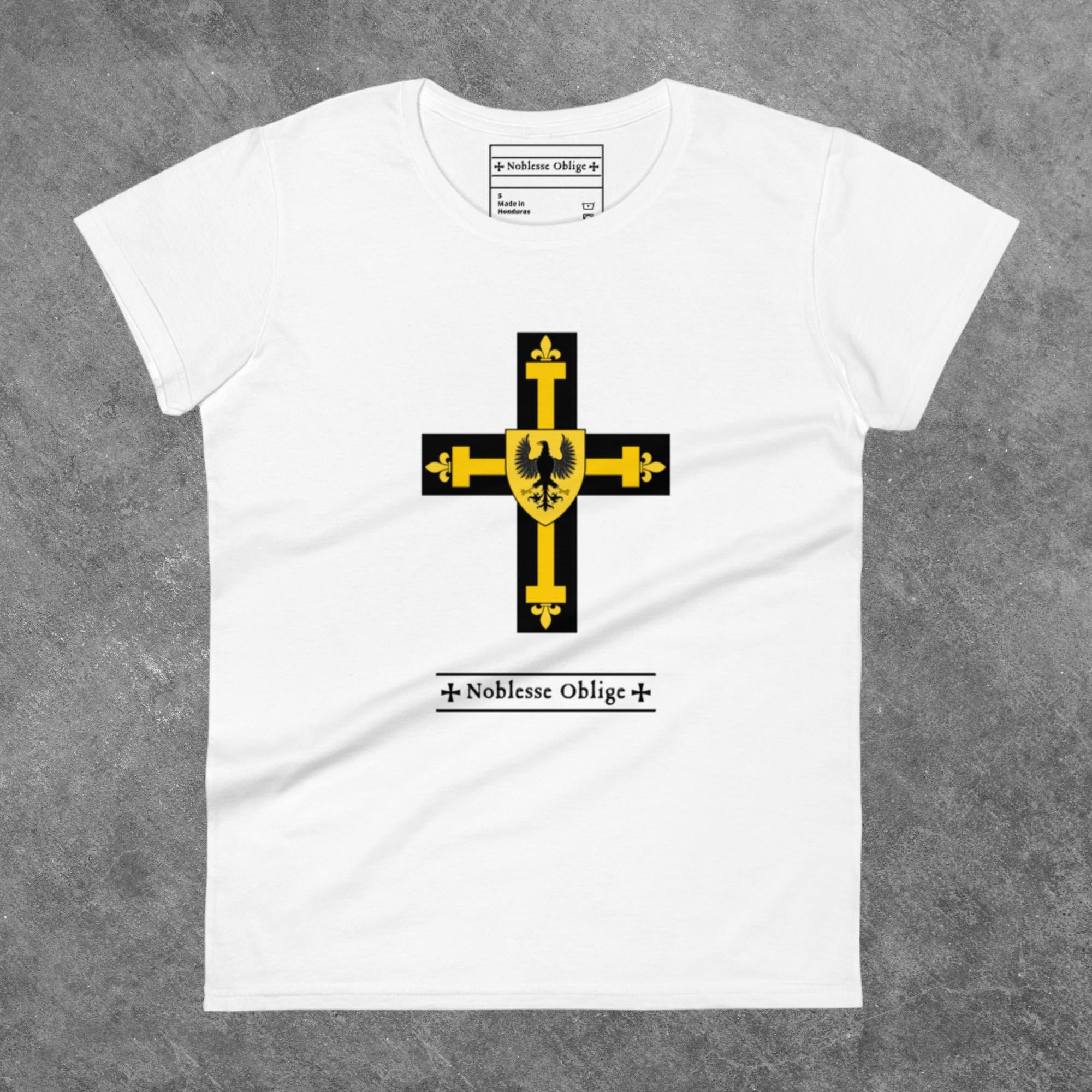 Teutonic Knight - Women's Fitted T-Shirt - Noblesse Oblige Apparel